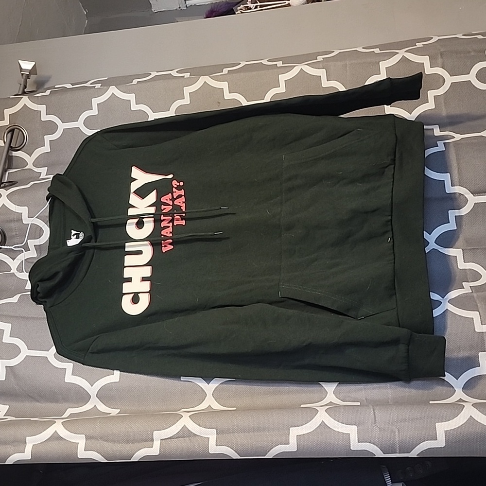 New Rare Chucky Horror Mens hoodie sweatshirt medium